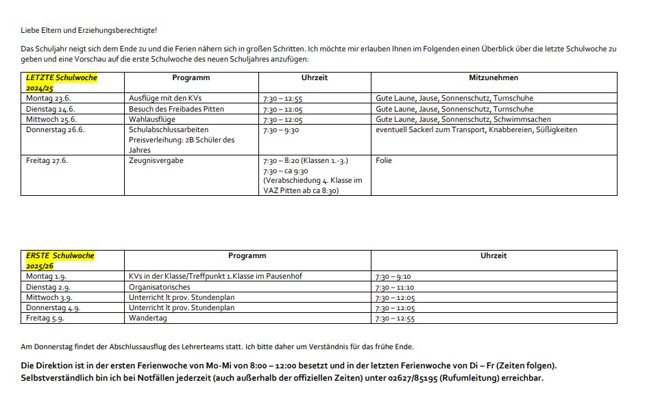 schulschluss