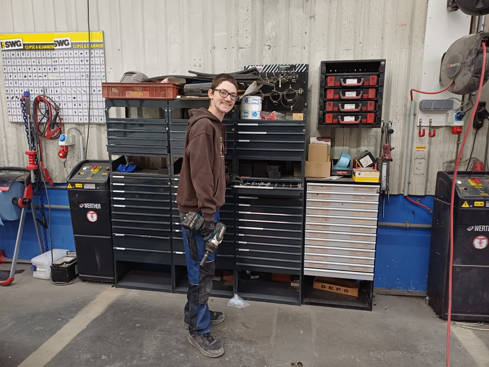 Benjamin, unser Werksmeister